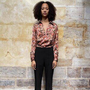 🆕 ZARA FLOWY PRINTED BLOUSE | ZARA BLOUSE